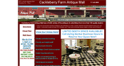 Desktop Screenshot of cackleberryfarmantiquemall.com