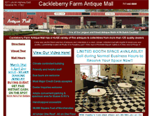 Tablet Screenshot of cackleberryfarmantiquemall.com